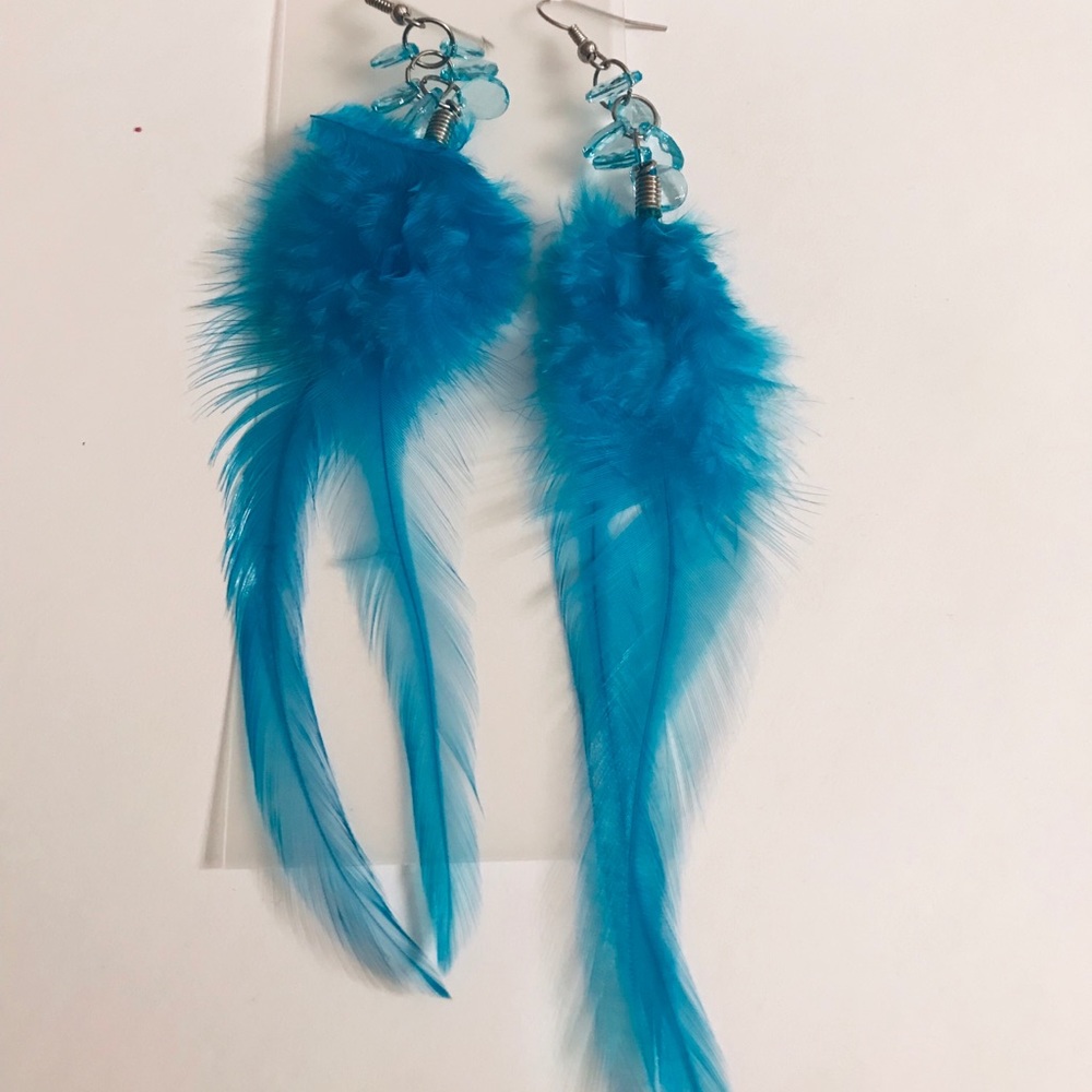 Feather earrings - Picture 3 of 5